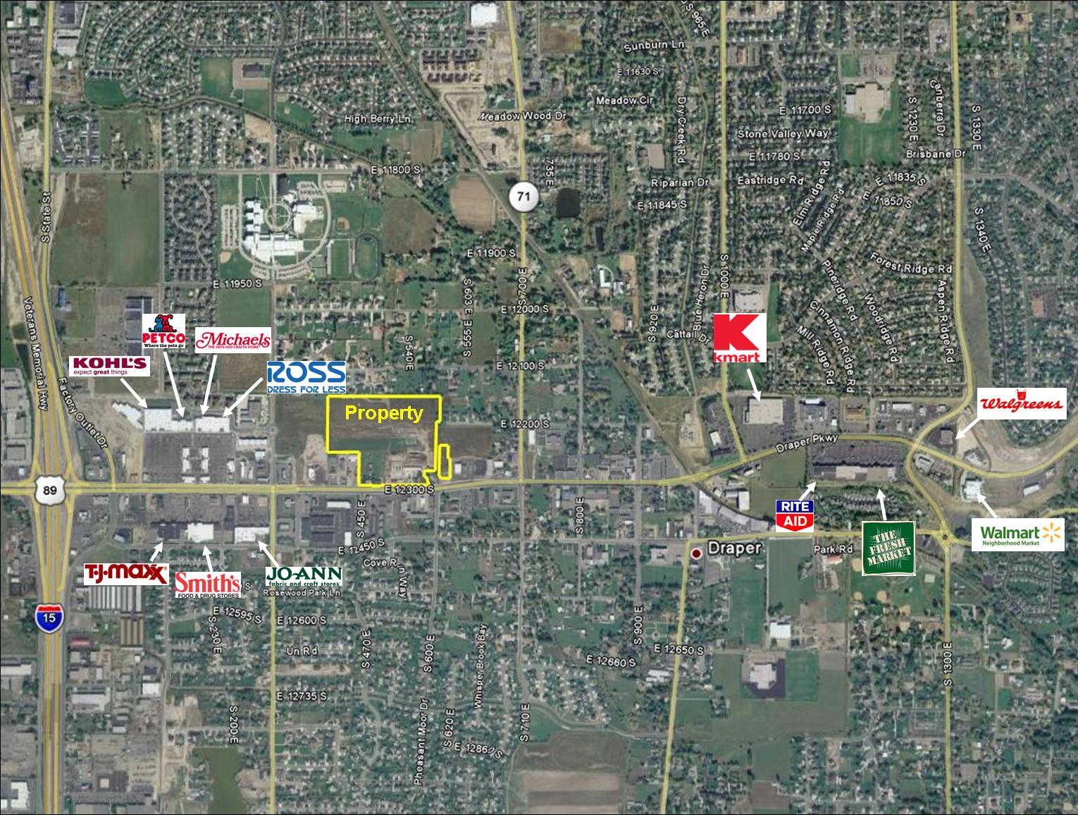 SOLD BANKOWNED Draper City Commercial Development Land